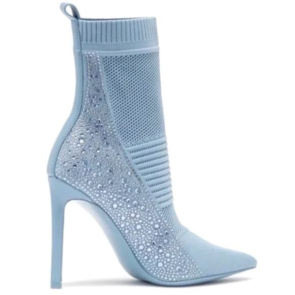 Steve Madden Blue Ankle Booties | Size 9.5 - Picture 3 of 9